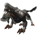 FERAL CREATURES : BEASTS : Silver Lobo